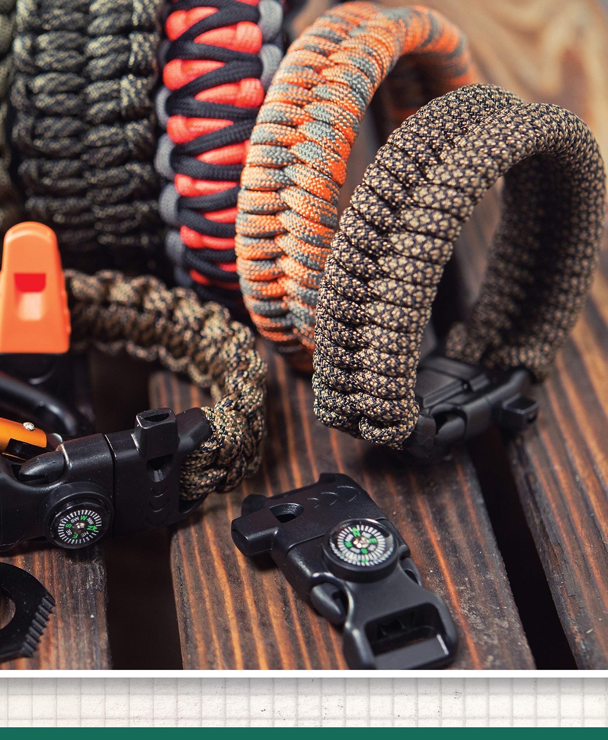 Paracord Projects for Camping and Outdoor Survival: Practical and Essential Uses for the Ultimate Tool in Your Pack (Fox Chapel Publishing) Survival Basics, 7 Ways to Carry Cordage, 60 Ways to Use It