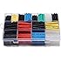 Ginsco 580 pcs 2:1 Heat Shrink Tube 6 Colors 11 Sizes Tubing Set Combo Assorted Sleeving Wrap Cable Wire Kit for DIY