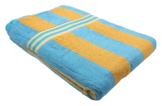 MAFATLAL MARINA Cotton Towel - YELLOW,BLUE