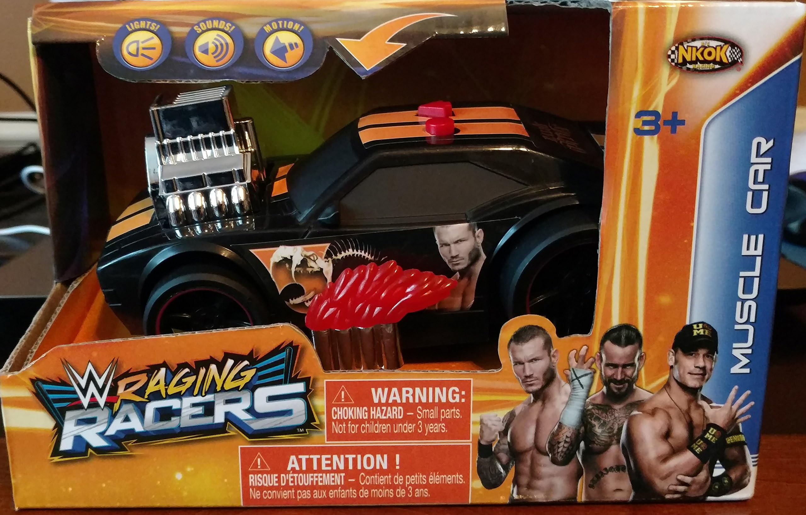 WWE Raging Racers Muscle Car Randy Orton