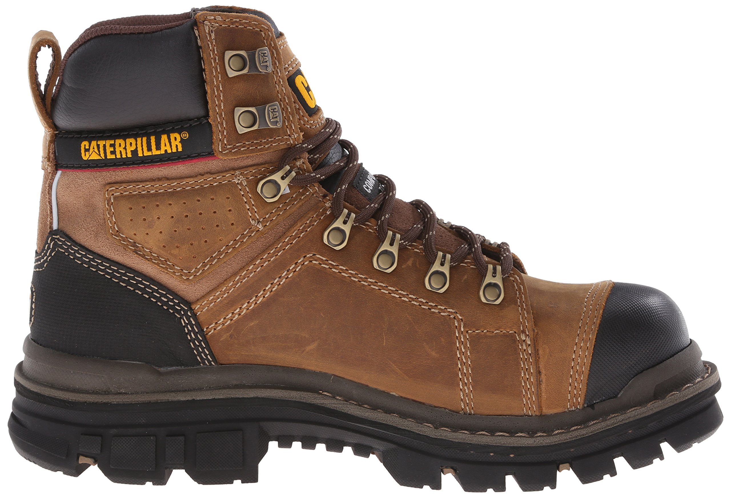 Caterpillar Men's Hauler 6 Inch Waterproof Comp Toe Work Boot, Dark