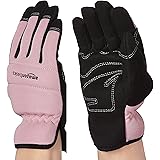 Amazon Basics Women's Work or Garden Gloves - Small, Pink
