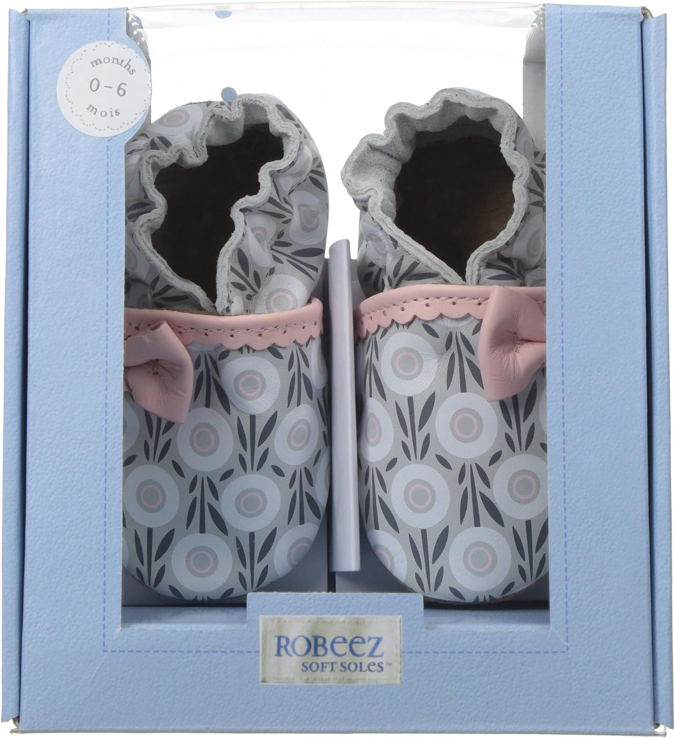  | Robeez Baby Girls Shoes Soft Soles Traditional Silhouette | Sneakers