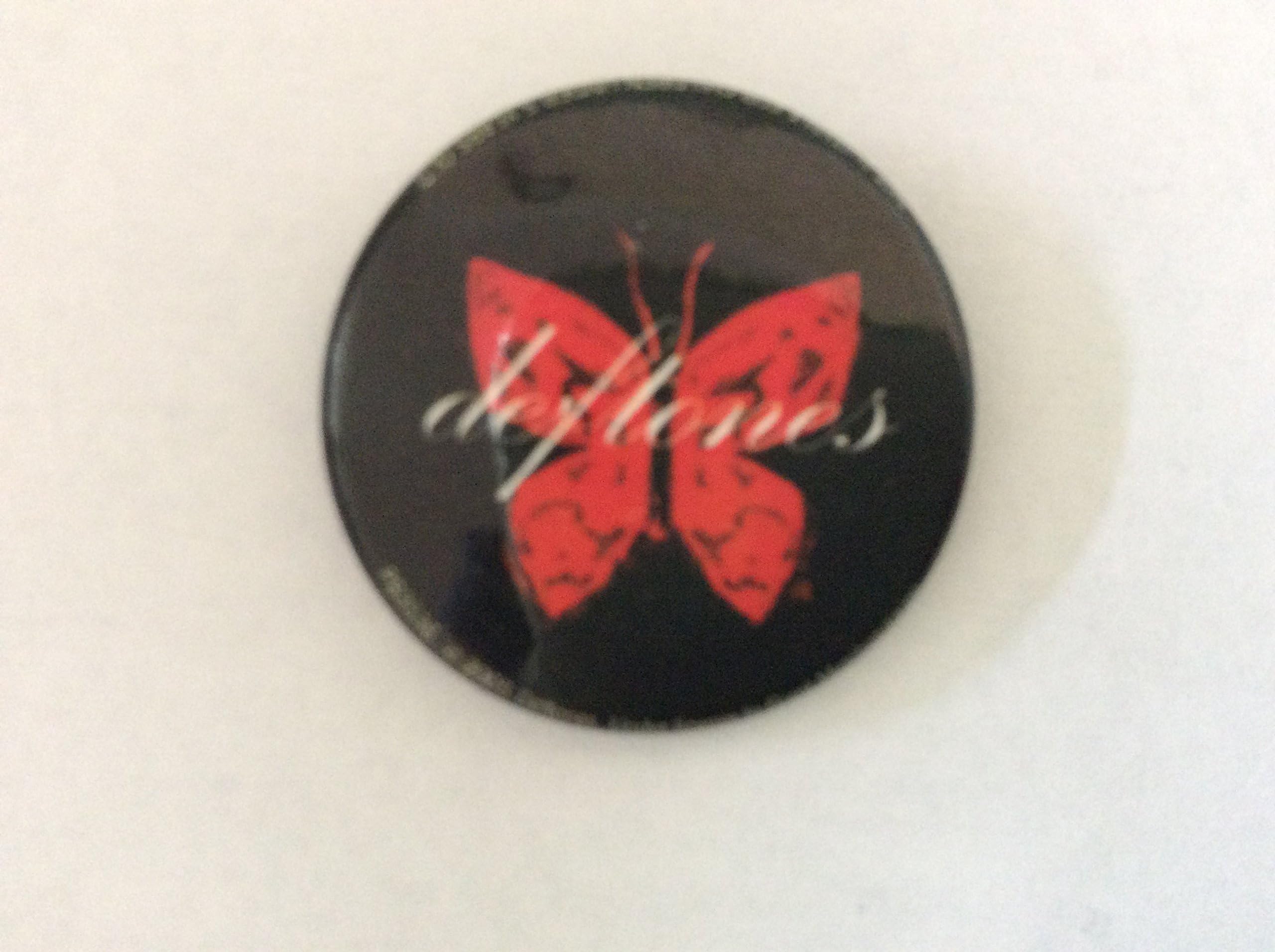 Deftones Butterfly logo 25mm button badge