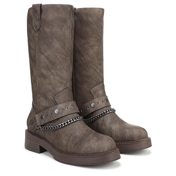 BLOWFISH MALIBU WOMEN’S VERONA 2 FASHION BOOT DARK BROWN FAUX LEATHER 11 M