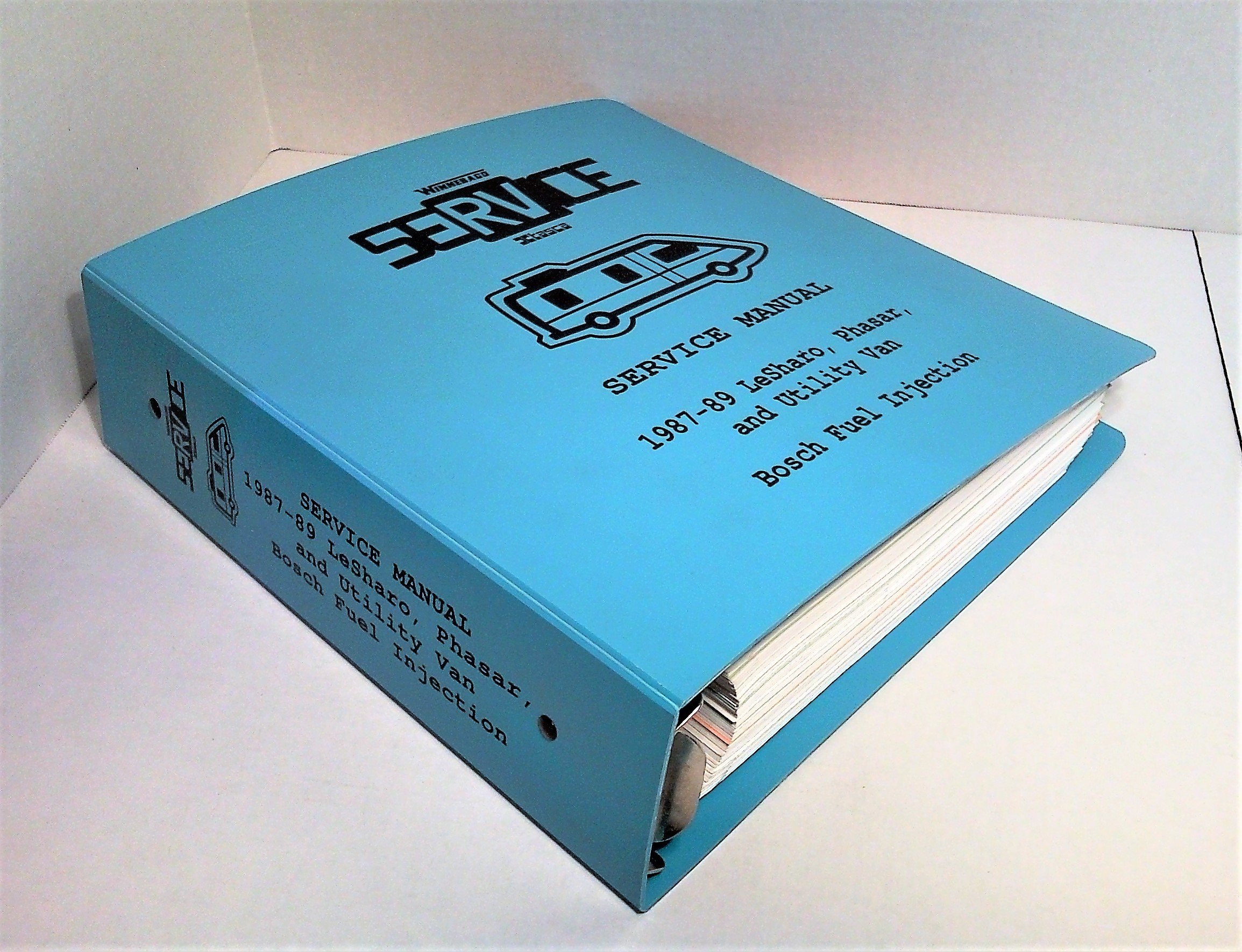 Winnebago Service Manual 1987 89 Lesharo Phasar Utility Van Bosch Fuel Injection Multiple Authors Books