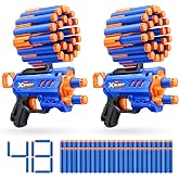 XSHOT Insanity Micro Blaster Dual Pack by ZURU with 48 Air Pocket Technology Foam Darts and Dart Storage, Outdoor Toy for Boys and Girls, Teens and Adults Aged 8+