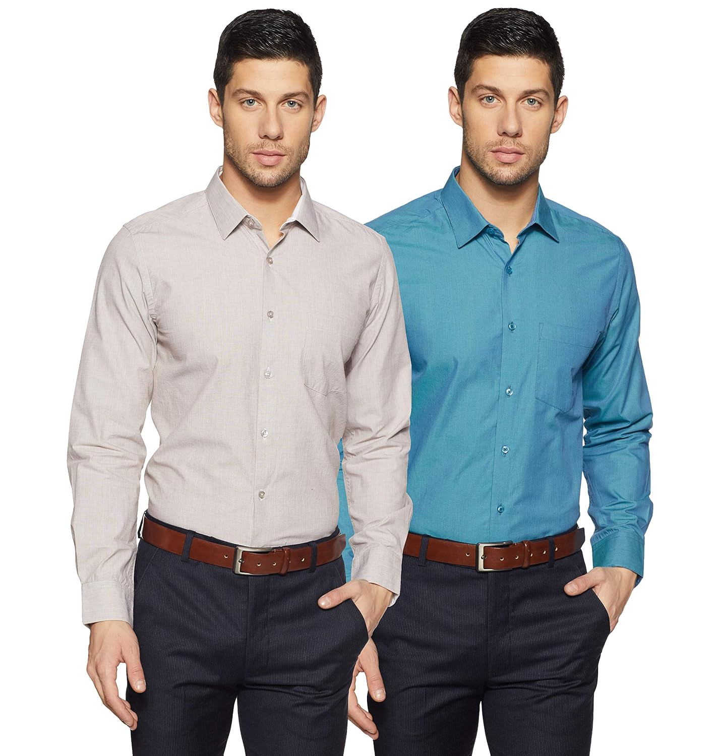 mens formal shirts multipack slim fit
