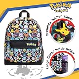 Pokémon Backpack Kids Pikachu Rucksack School Bag with Zipped Pockets view 3