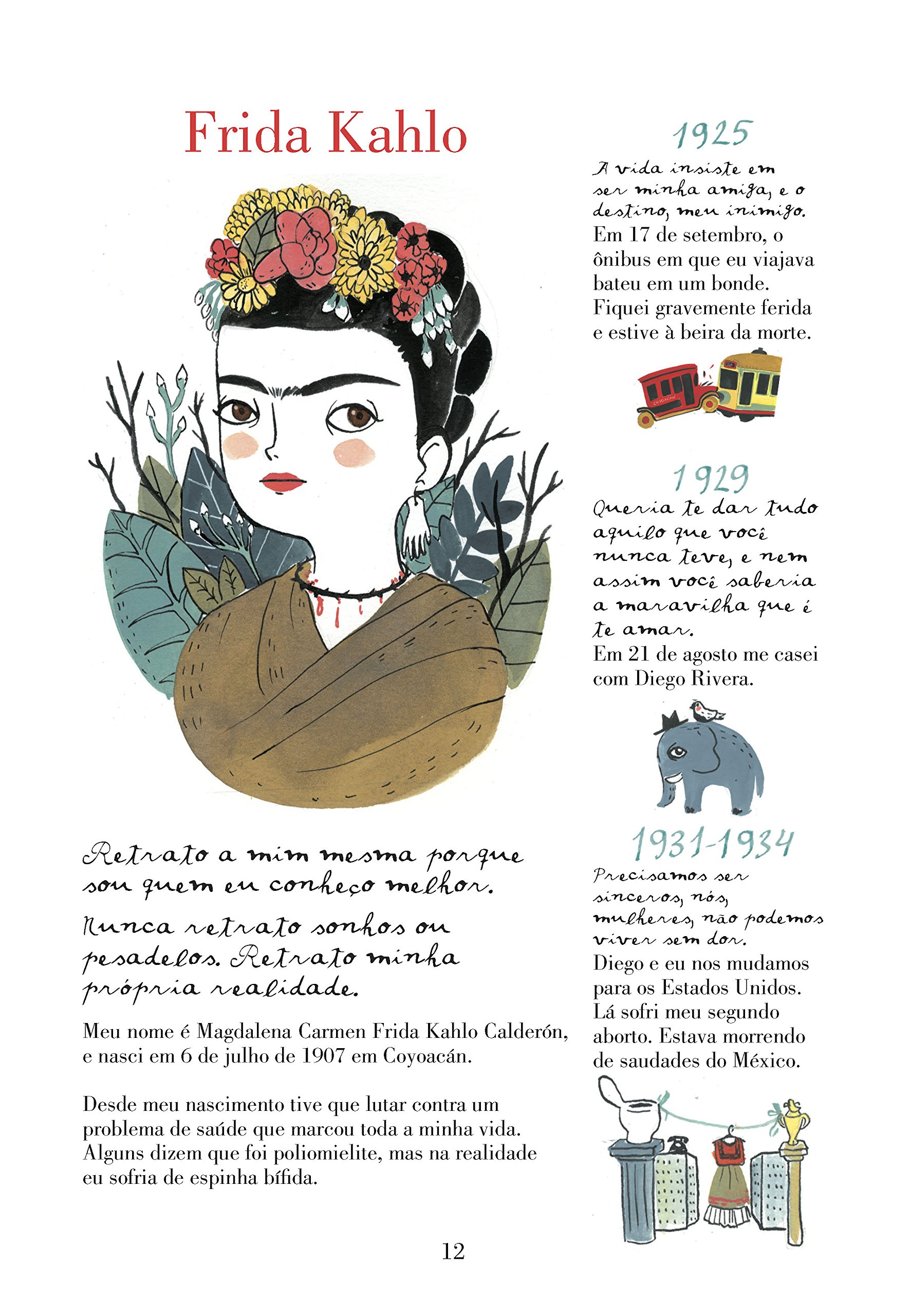 Amazon Com Frida Kahlo Uma Biografia Em Portugues Do Brasil 9788525436849 Libros