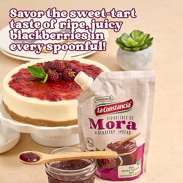 LA CONSTANCIA BLACKBERRY SPREAD AND FRUIT JAM, 7 OZ (PACK OF 1)
