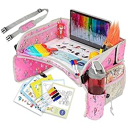 PILLANI Kids Travel Tray for Car - Car Seat Tray