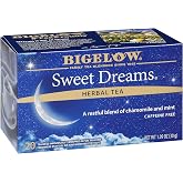 Bigelow Sweet Dreams Herbal Tea Bags, 20 Count (Pack of 6) | Caffeine Free Herbal Tea, 120 Total Tea Bags