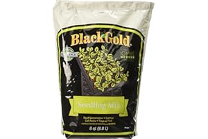 SUNGRO HORTICULTURE Black Gold Seedling Mix, 8 quart