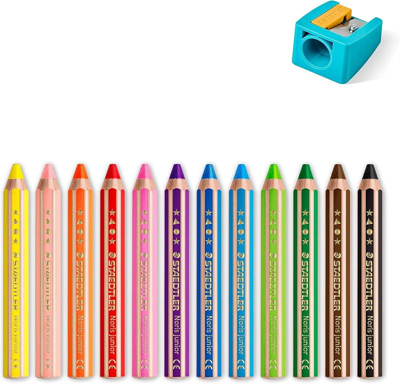Noris junior 140 Buntstifte 3 in 1 – 12er Set, ergonomisch — Foto 6 von 7