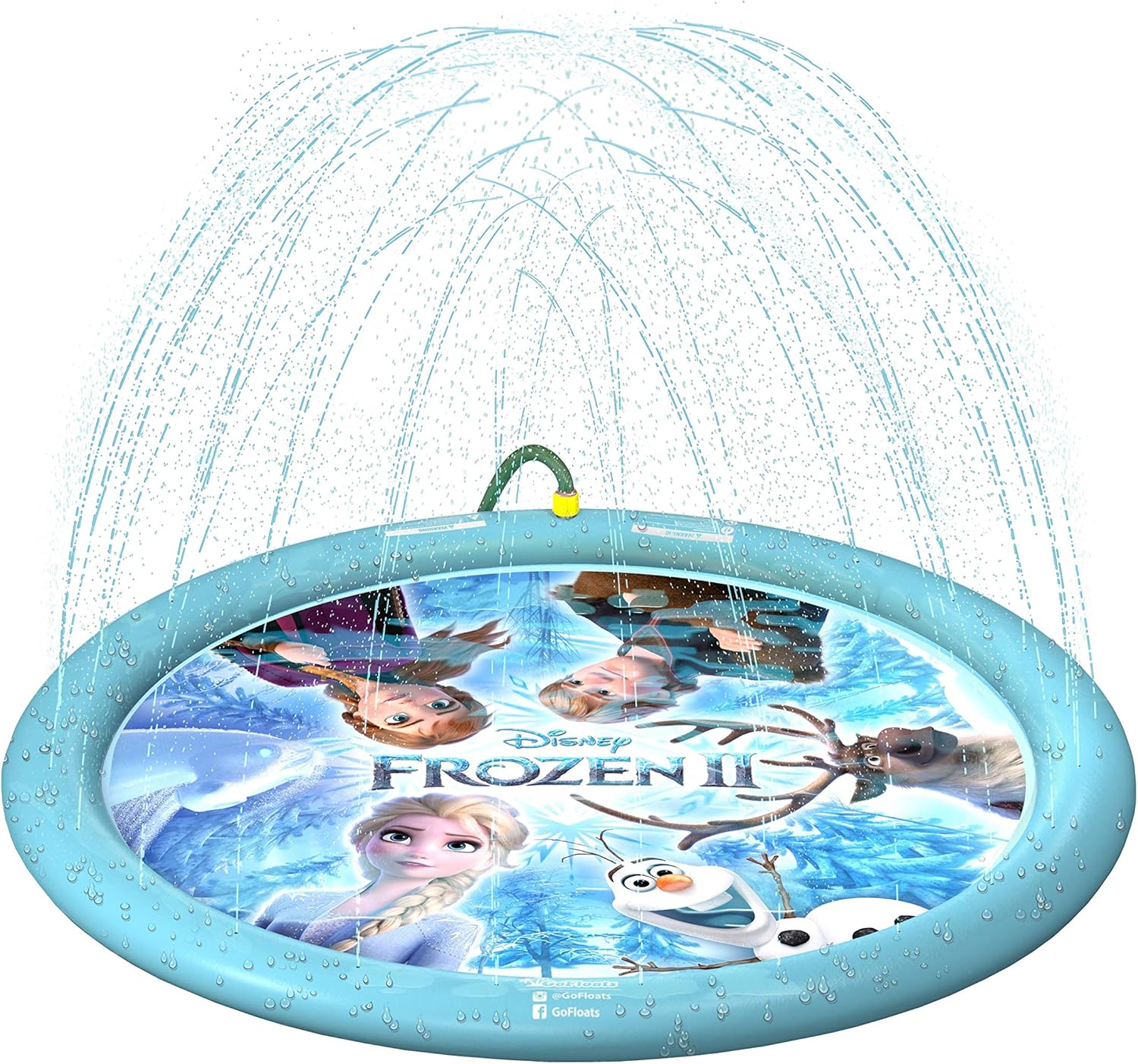 GoFloats Disney Frozen 2 Splash Mat, Blue (DIS-Splash-Frozen): Sports & Outdoors