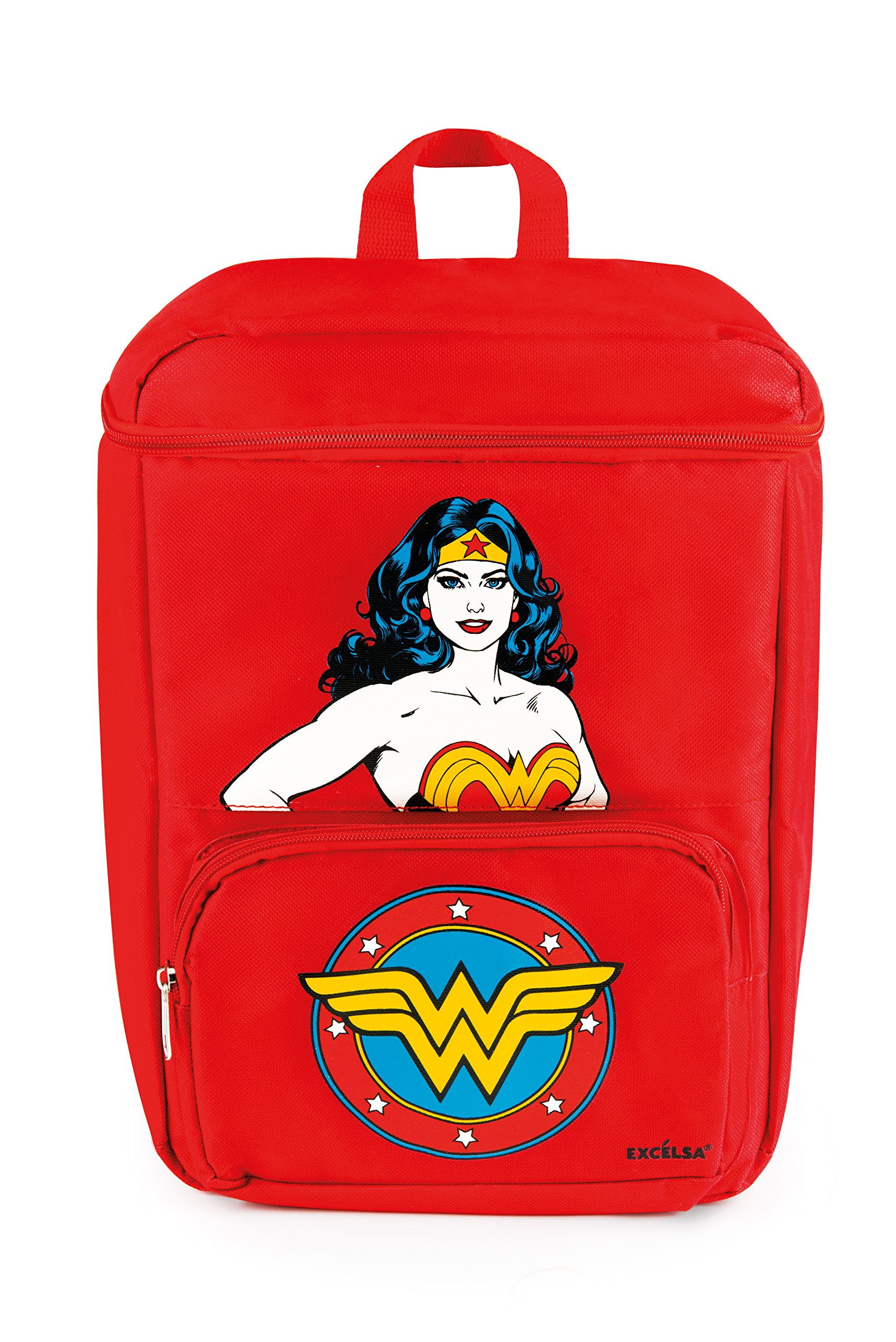 Excelsa Wonder Woman Backpack Thermal, Red, 13 Litres