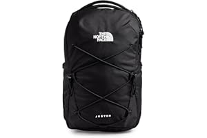 The North Face Women's Jester Everyday Laptop Backpack | Spacious Water Repellent Commuter Travel Bag With Laptop Sleeve | TNF Black, One Size