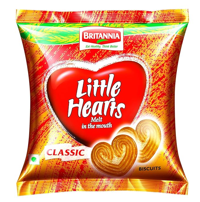 Britannia Biscuits Little Hearts, 39g Pack Amazon.in Grocery