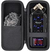 Aenllosi Hard Case for Zoom H6studio/H5studio/H6essential 6-Track, Black | EVA case construction, Water-resistant design, Dust-resistant design, Impact-resistant design