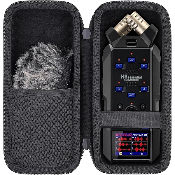 ZOOM H6 Essential ケース　micro SD 付き128GB付き Amazon.com: JINMEI Hard EVA Carrying Case Compatible with Zoom H6