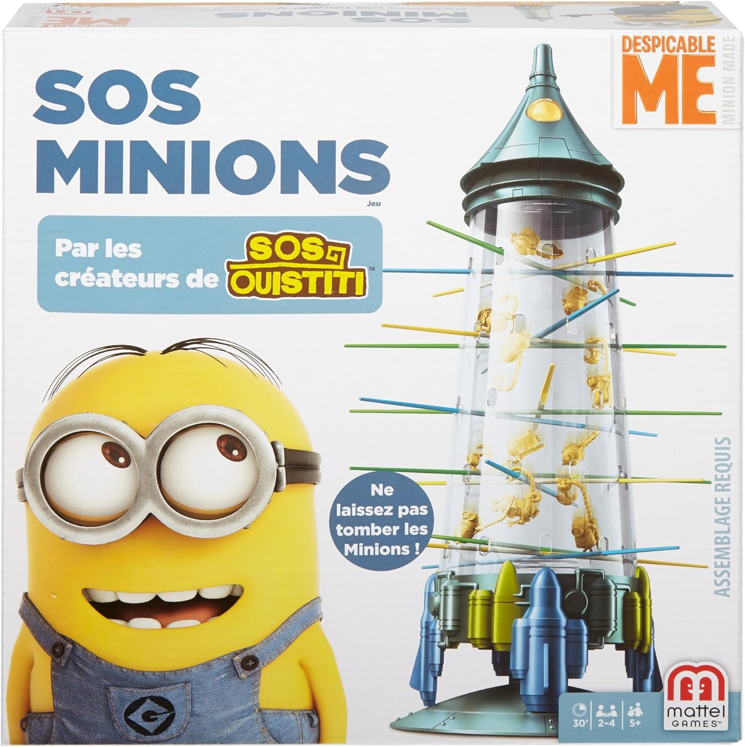 Sos Minions Jeu De Societe Et D Adresse Pour Enfants Version Francaise Fhw41 Amazon Fr Jeux Et Jouets