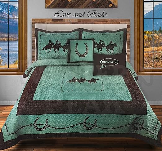 Amazon Com Western Peak 5 Pc Western Texas Cross Lodge Barbed