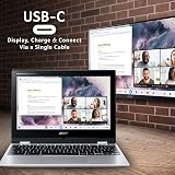 Acer Chromebook Spin 311 CP311-3H 11.6" Touch MT8183 4GB 64GB eMMC Silver view 5