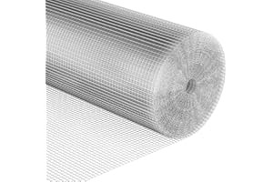 BEST BROSE Hardware Cloth 1/2 inch 48 x 100 ft 19 Gauge - Hot Dip Galvanized After Welding, Chicken Wire Netting Raised Garden Rabbit Fence Snake Fencing Rodent Animals Weasel Moles