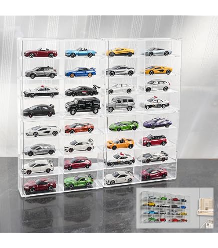 Boîtes De Protection PVC Pour Miniatures 1:64 – Lot De 20/25/50 – Compatibles Hotwheels Et Tomica – 41x43x82 Mm