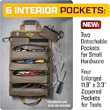 The Ryker Bag Tool Organizer Small Roll Up with 6 Pouches view 4