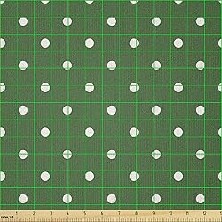 Ambesonne Christmas Fabric by The Yard, Retro Style