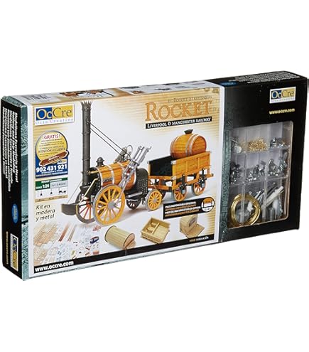Amazon.com: Occre 54001 Adler Locomotive 1:24 Scale Model Kit