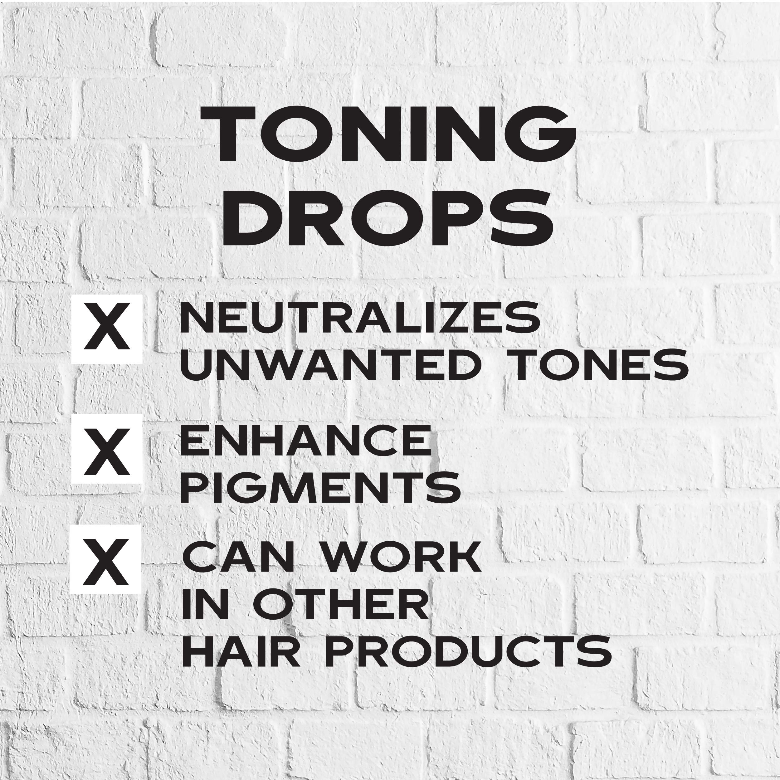 Keracolor Purple or Gold Toning Drops to Create Your Own Purple Shampoo - Mix with Any Shampoo, Conditioner or Cream Styler