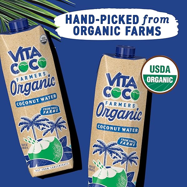 VITA COCO ORGANIC COCONUT WATER, 33.8 FZ