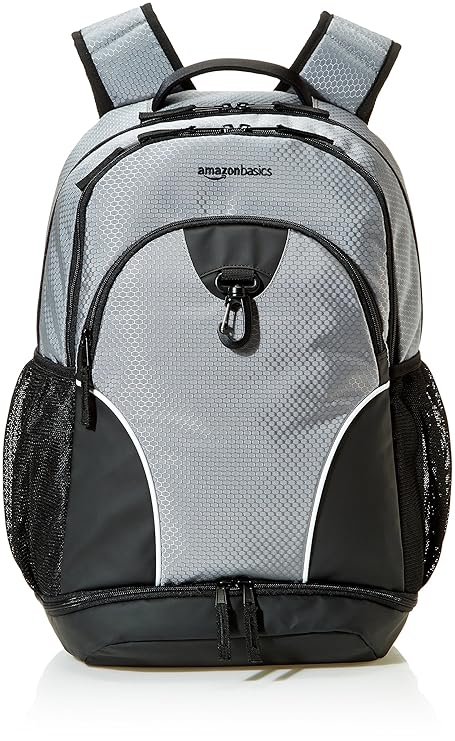 AmazonBasics Sports Backpack - Grey