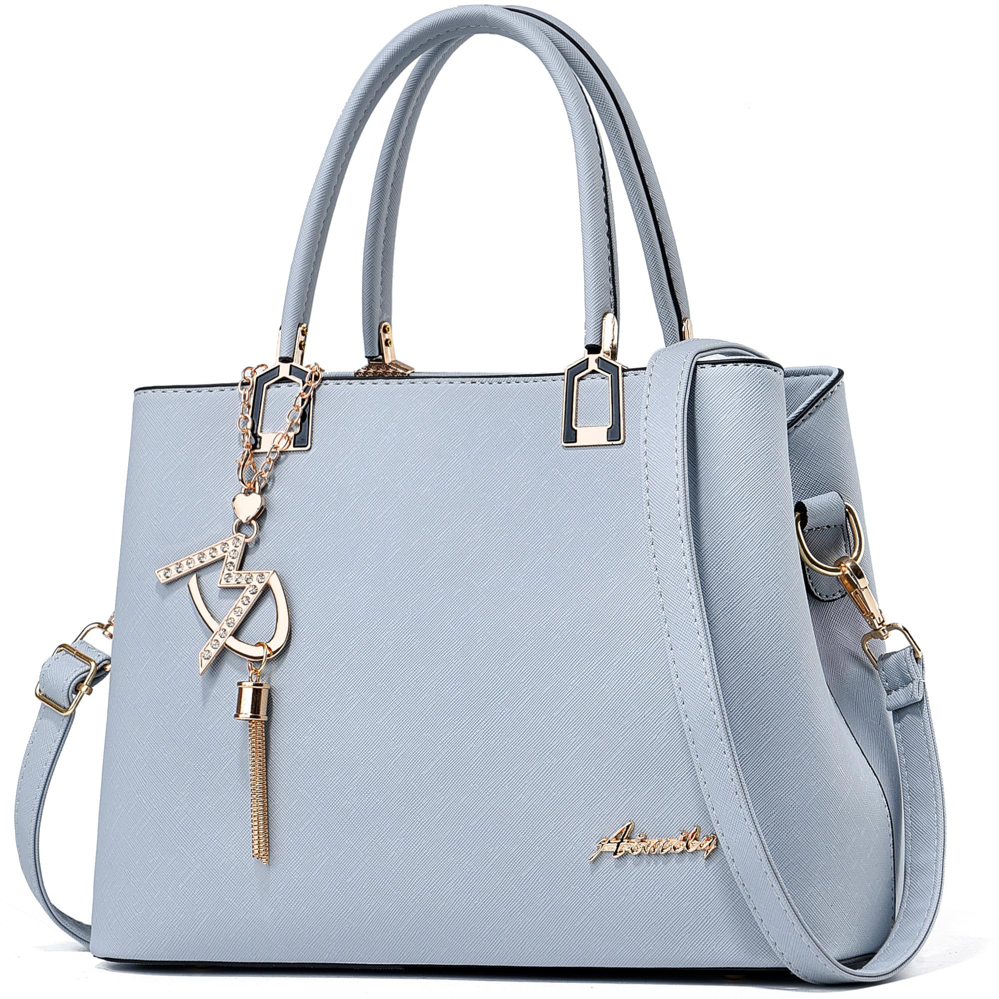Photo 1 of ***MISSING BELT*** Womens Purses and Handbags Shoulder Bags Ladies Designer Top Handle Satchel Tote Bag (Light Blue)