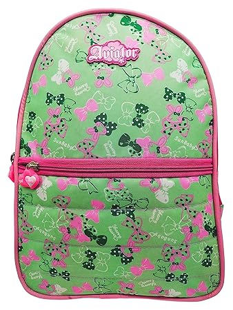 School Bounty Green And Pink School Bag Backpack For Girls Class