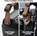 Padwa Lifestyle Camera Strap Cowhide Vintage Woven Multi-Color Adjustable Neck view 3