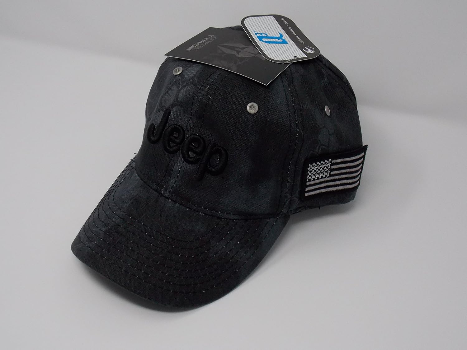 Jeep Charcoal Typhon Camo Cap at  Men’s Clothing store