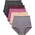 Barbra Lingerie Womens Underwear High-Waist Tummy Control Girdle Panties Small to Plus Size Assorted 6 Pack