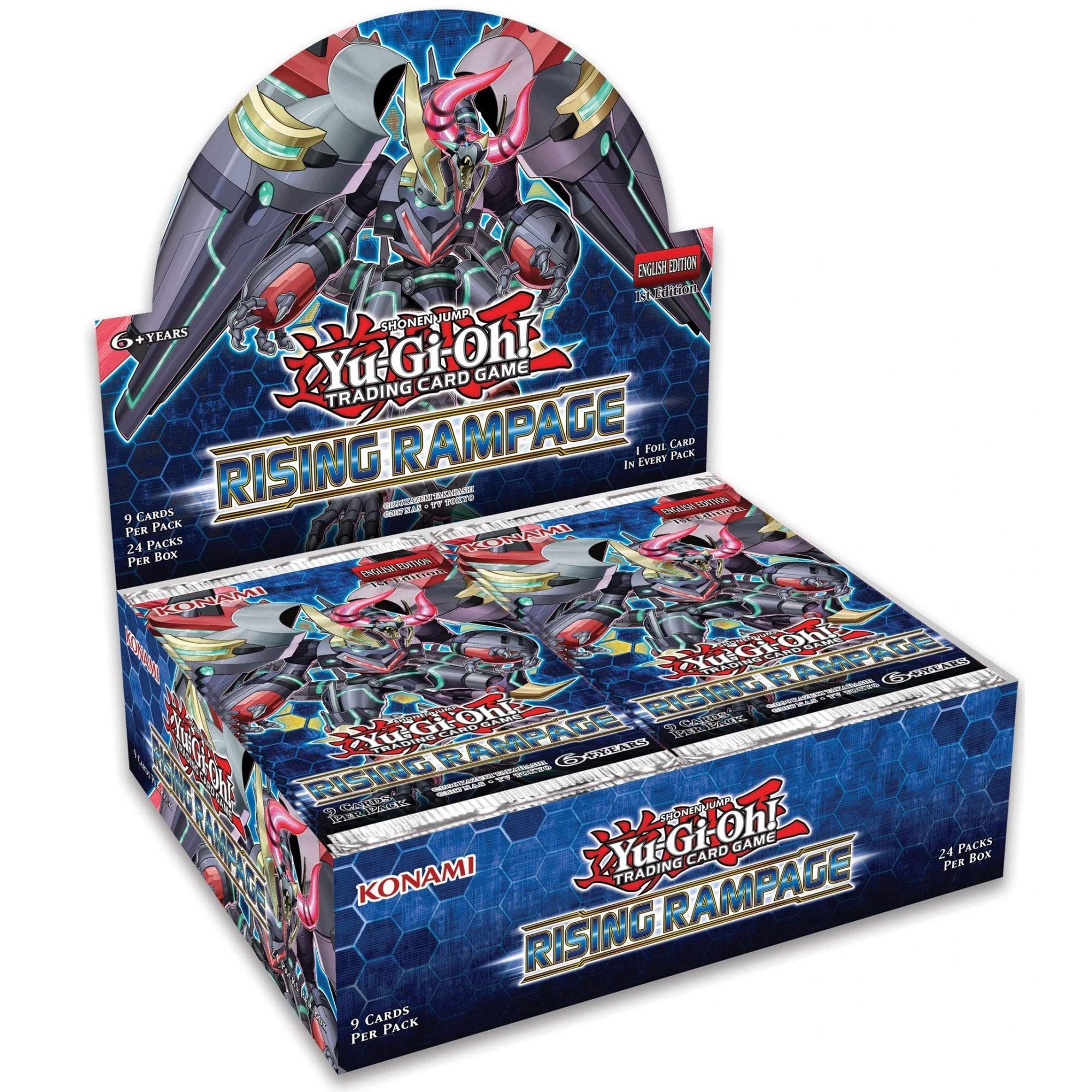 Yu-Gi-Oh! KONRIRA Rising Rampage Booster Display Box of 24 Packets, Multi