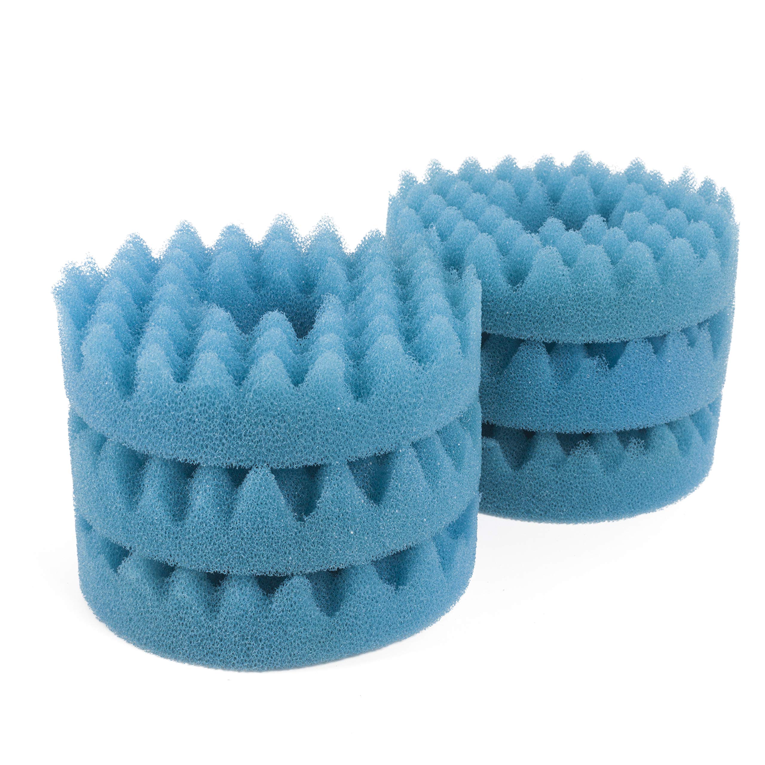 LTWHOME Foam Sponge Filter Media Fits The Hozelock Bioforce 3000 5500 8000 Filter (Pack of 6)