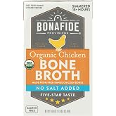 Bonafide Provisions, Bone Broth Chicken No Salt Added Organic, 16.9 Ounce