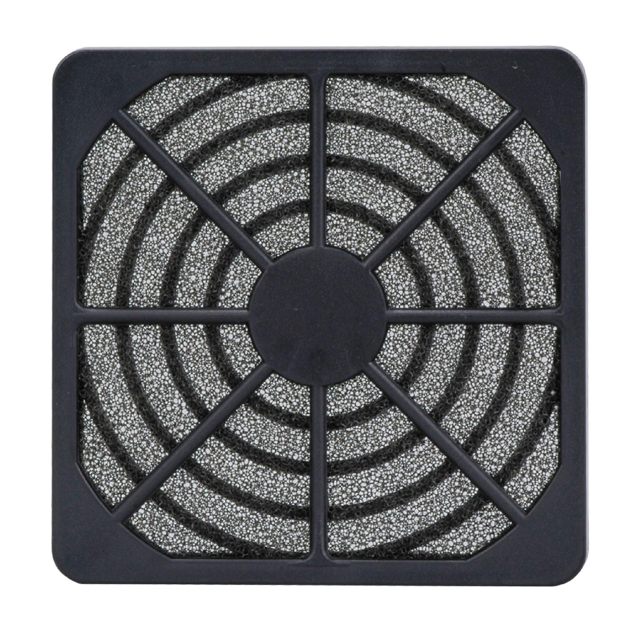 Akasa Washable Fan Filters | Computer Cooler Fan Dust Filter | Case Cover | Washable Dustproof Mesh | Fan Guard | Fan Grille | Black | 80mm | GRM80-30
