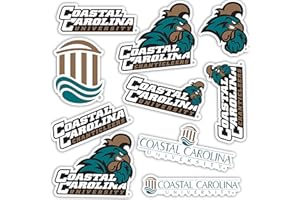 Desert Cactus Coastal Carolina University Sticker Chanticleers CCU Vinyl Decals Laptop Water Bottle Car Scrapbook Sheet T2 (Type 2)