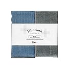 Nawrap Binchotan Dishcloth, Naturally Antibacterial, Aqua X Charcoal