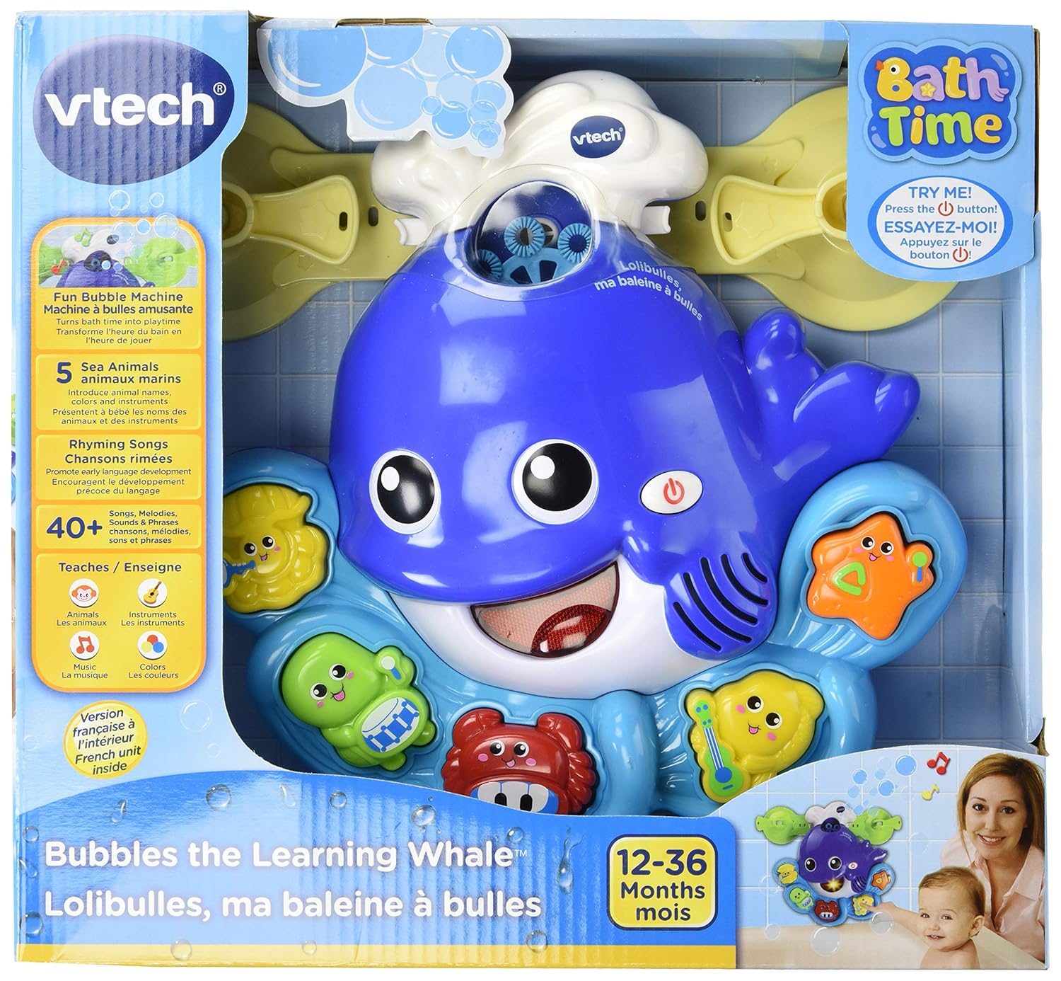 vtech bathtime activity whale