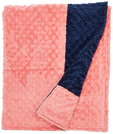 coral baby blanket