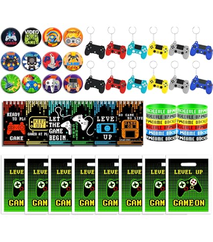 オンラインカプセル2018年新年会 PARTY ALL NIGHT ver.5 Amazon.com: BANBALLON 54 PCS Video Game Party Favors Video Game